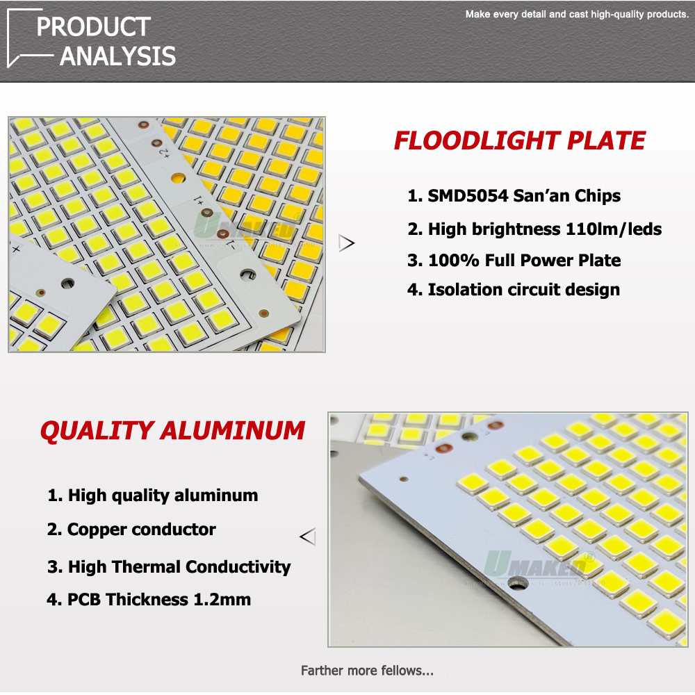 Светодиодный прожектор SMD 100 – обзор и цена Flood Tray Table