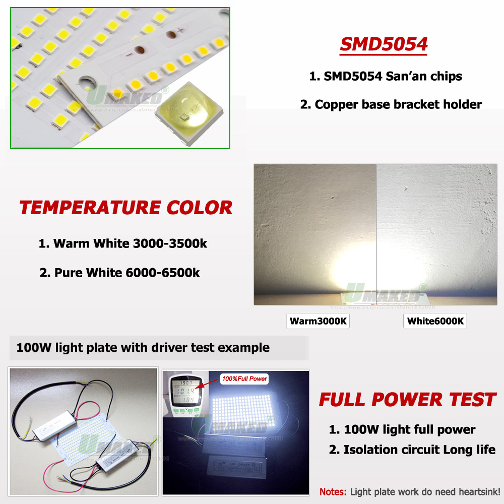 Светодиодный прожектор SMD 100 – обзор и цена Flood Tray Table
