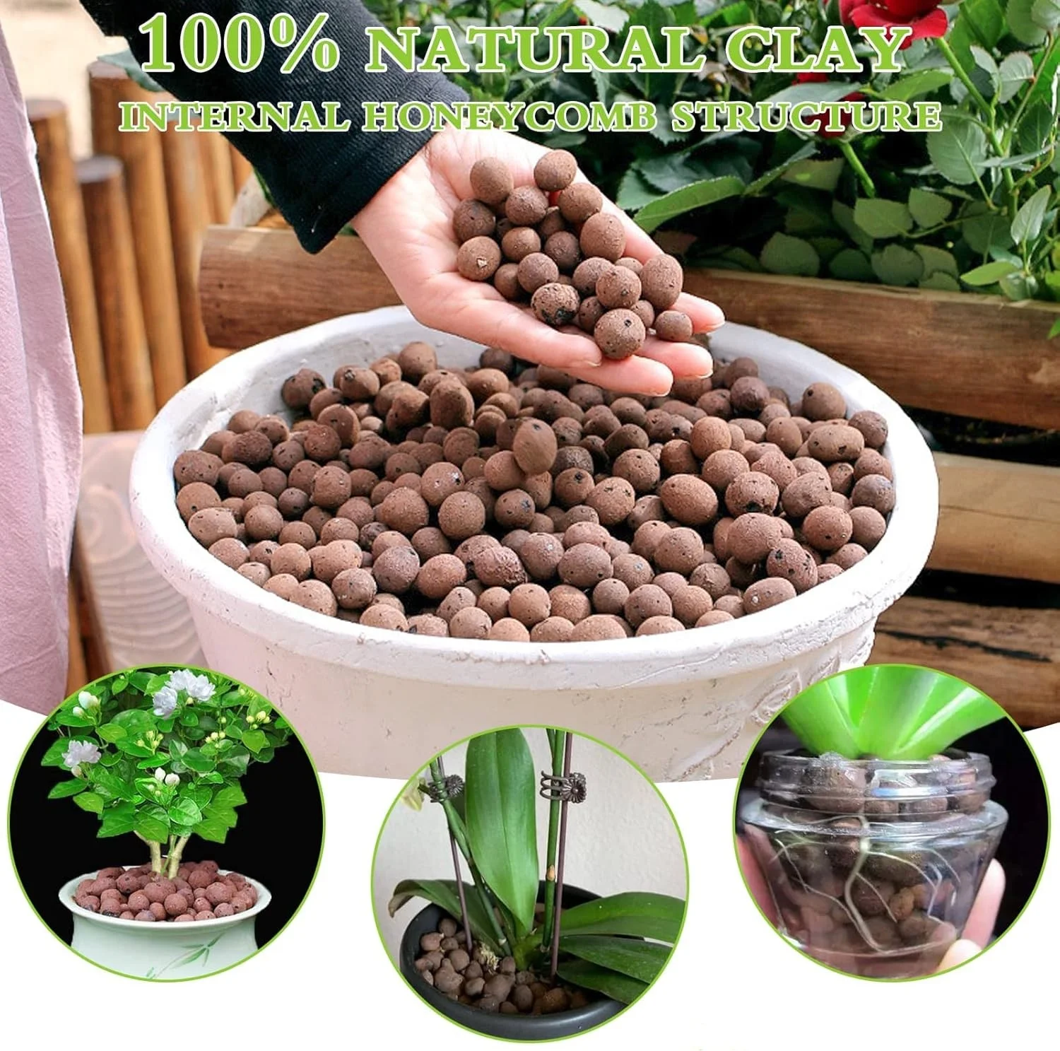 1л натуральные расширенные гли – обзор и цена Clay Pebble Growing