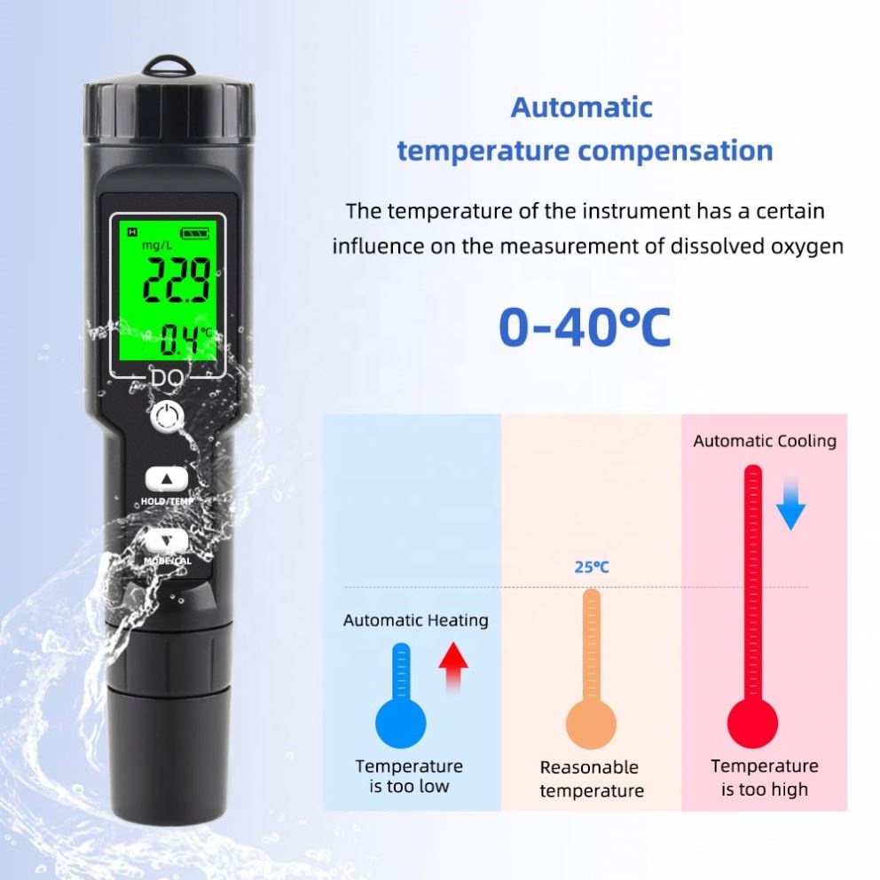 Портативный детектор растворен – обзор и цена Do Oxygen Meter