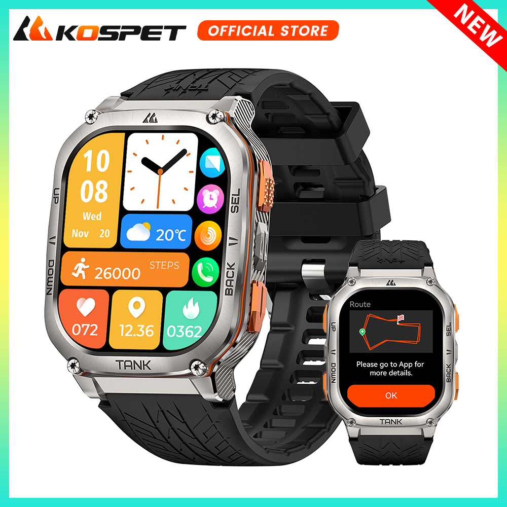 KOSPET TANK M3 Ultra GPS Смарт – обзор и цена Do Oxygen Meter